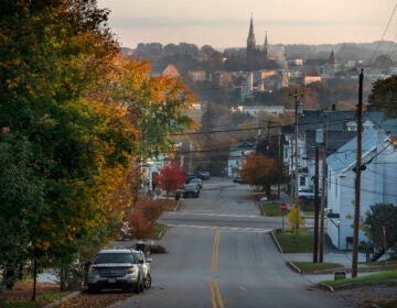 a look down a quiet street