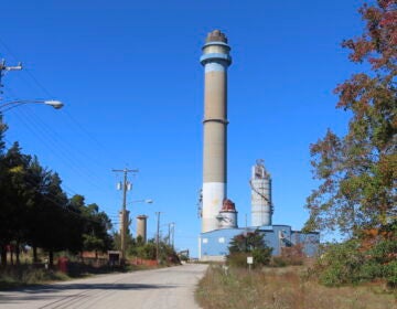 Smokestack at a power plant