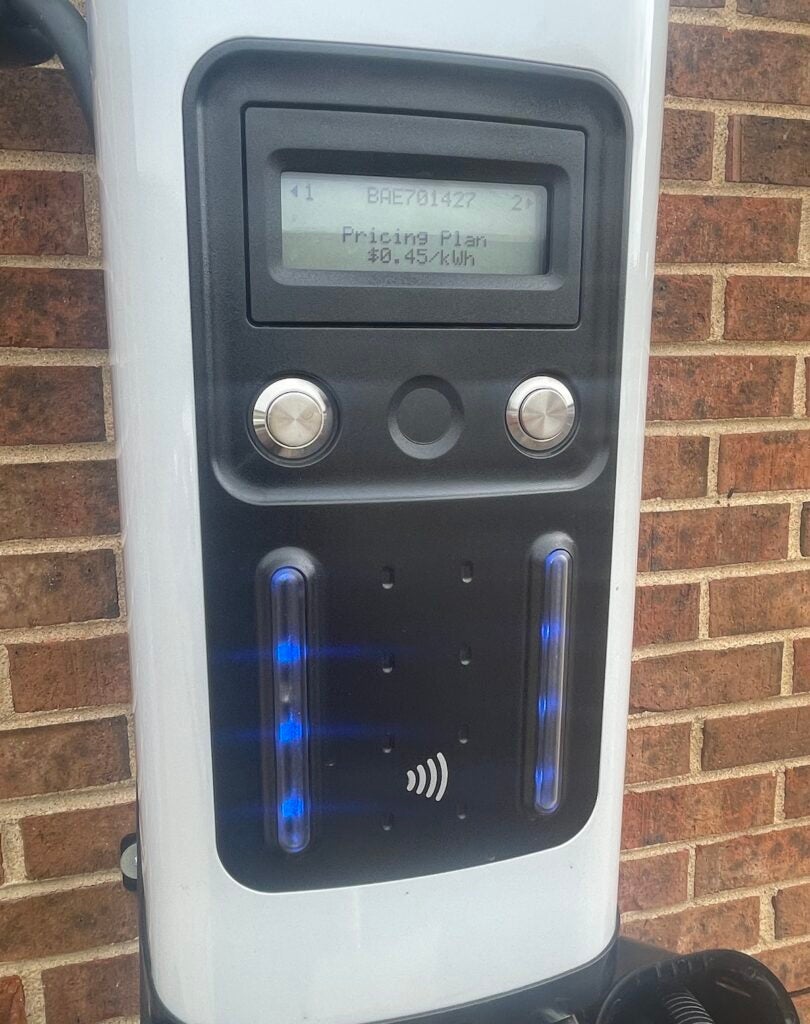 An EV charger