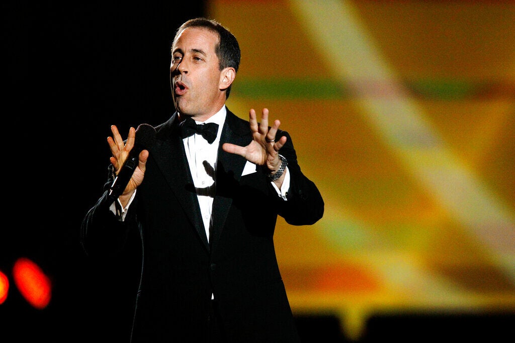 Jerry Seinfeld performs onstage