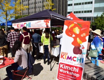 Over 1,500 people attend Philly's inaugural Kimchi Festival in Love Park in 2022.