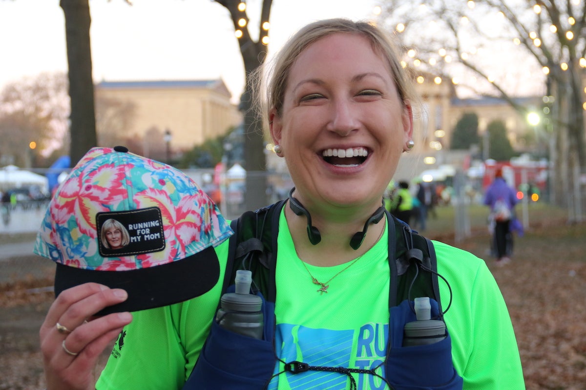 Regina Sellman ran the half marathon last year in memory of her mother. On Sunday, she ventured out to conquer the full 26.2 mile marathon in Philadelphia.