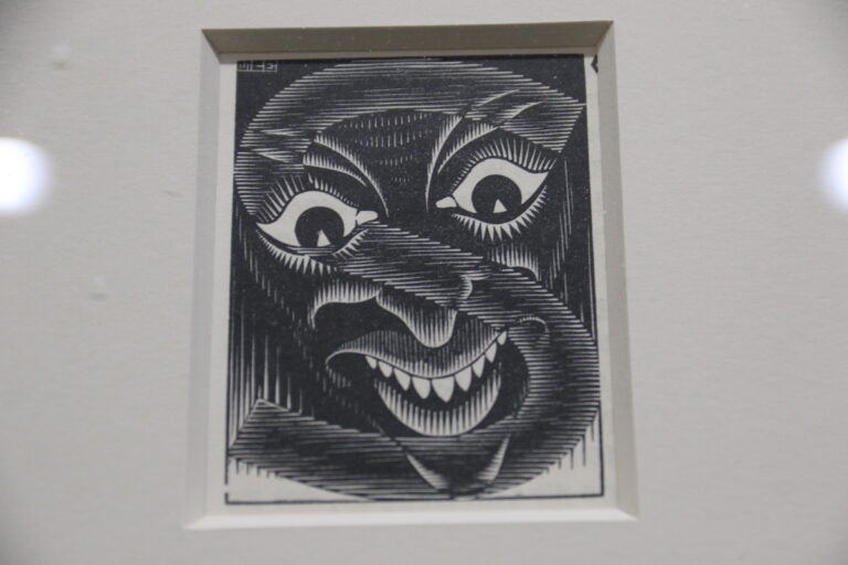 ''Initial S,'' woodcut, 1932. (Cory Sharber/WHYY)