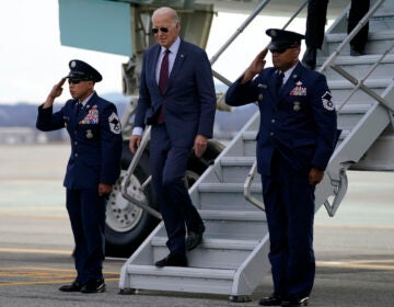 President Joe Biden arrives at San Francisco International Airport for the APEC summit, Tuesday, Nov. 14, 2023, in San Francisco.
