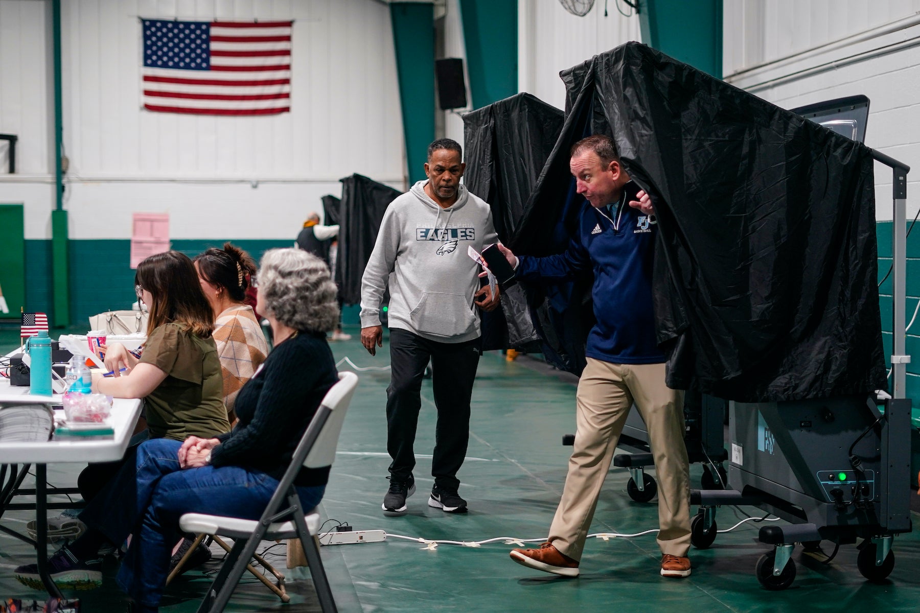 Voting machines in one Pennsylvania county flip votes for judges, an error to be fixed in tabulation
