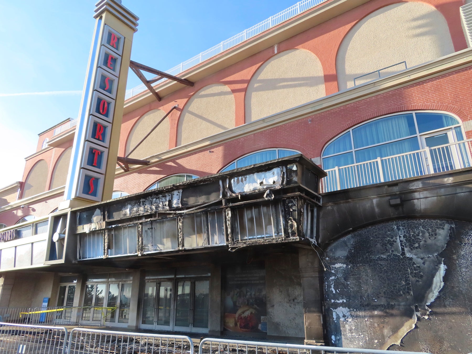Officials investigate cause of Atlantic City Boardwalk fire that damaged  facade of Resorts casino - WHYY