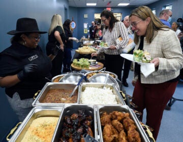 During the grand opening, food entrepreneurs from Georgetown, Del.’s new Kitchen Incubator served their culinary creations. (Courtesy of Kitchen Incubator)