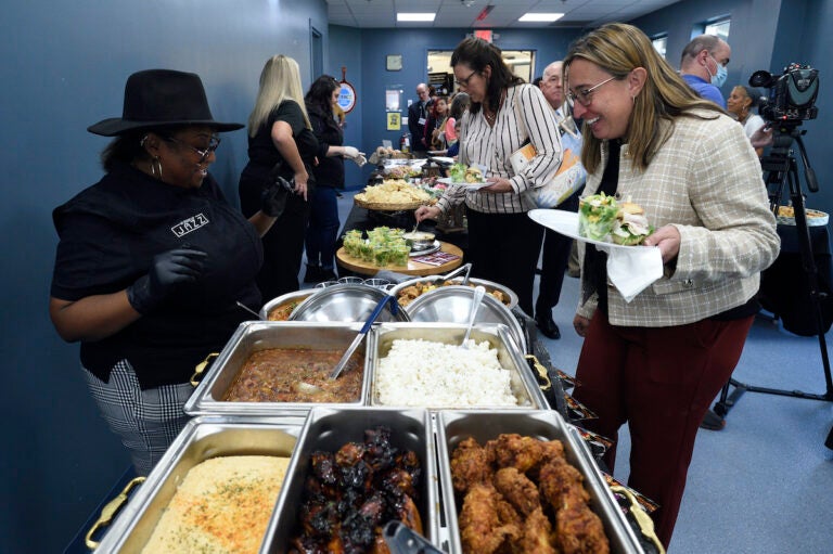 During the grand opening, food entrepreneurs from Georgetown, Del.’s new Kitchen Incubator served their culinary creations. (Courtesy of Kitchen Incubator)