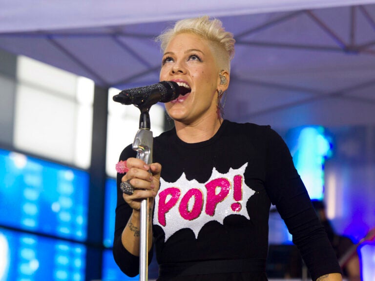 Pink performs on NBC's ''Today'' show on Tuesday, Sept. 18, 2012 in New York.