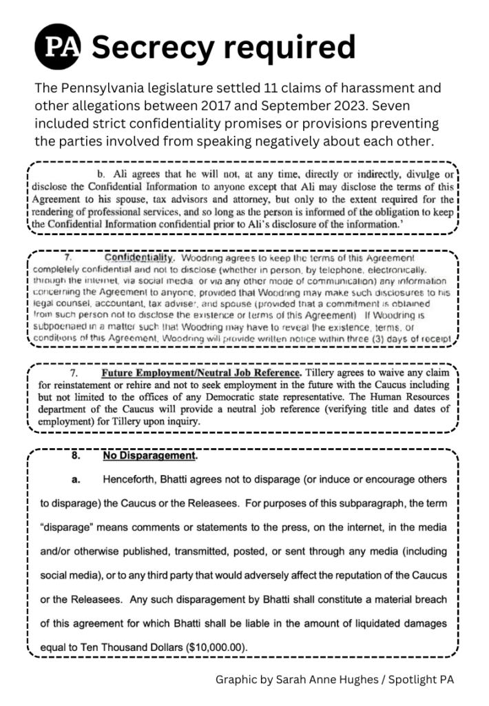 document showing settlements