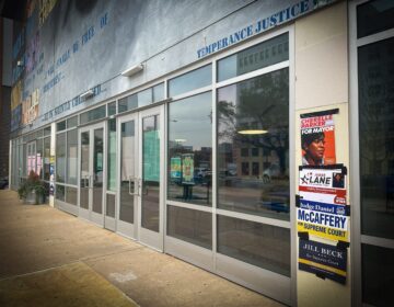 A polling place on North Broad Street on Nov. 7, 2023