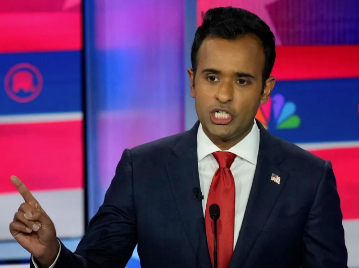 Republican presidential candidate businessman Vivek Ramaswamy