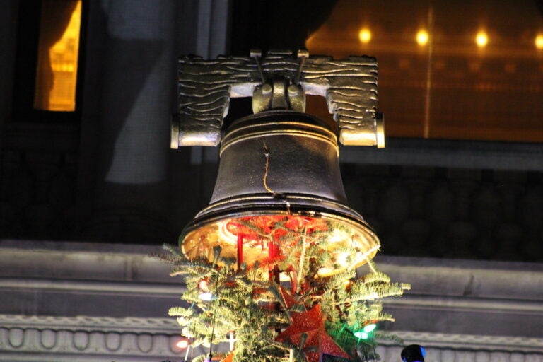 A close-up of a bell