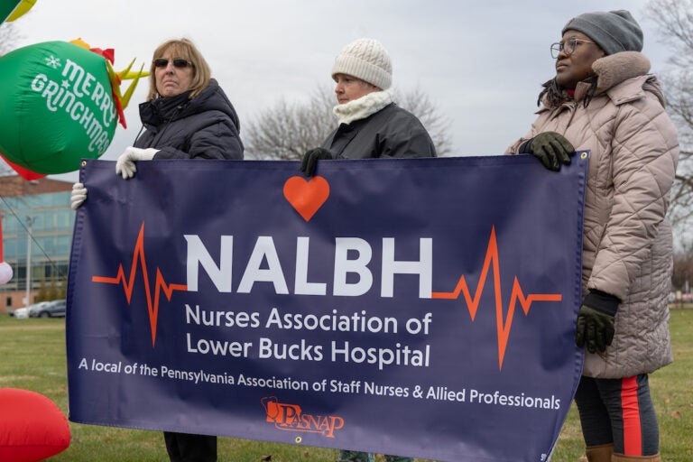 200 nurses go out on strike at Norristown and Bristol hospitals WHYY