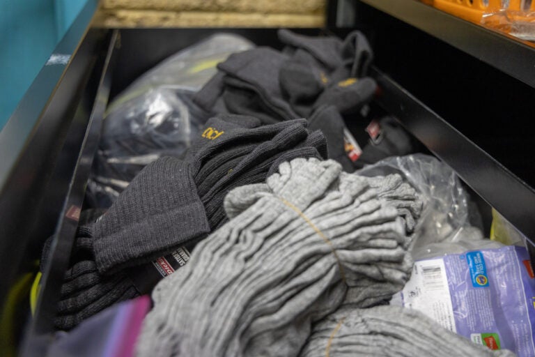 A drawer full of socks