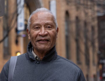 Wil Durant, a standardized patient, after work at Jefferson University. (Kimberly Paynter/WHYY)