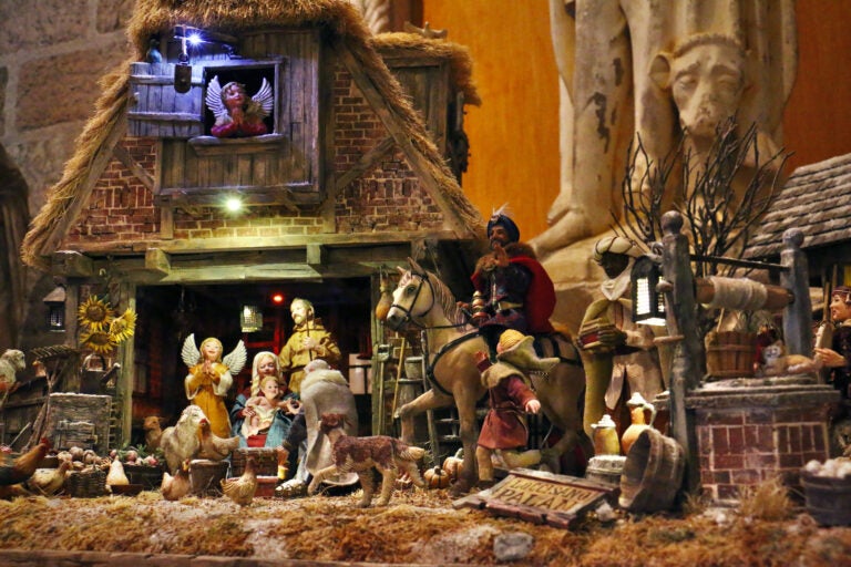 A 16th-century nativity scene