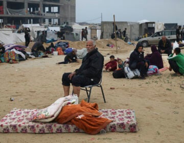 Palestinians fleeing the Israeli ground offensive arrive in Rafah, Gaza Strip, Tuesday, Dec. 5, 2023.