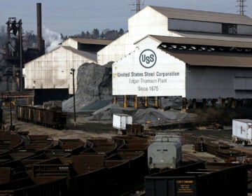 File photo: United States Steel's Edgar Thomson Plant in Braddock, Pa. is shown on Feb. 26, 2019. U.S. Steel, the Pittsburgh steel producer that played a key role in the nation’s industrialization, is being acquired by Nippon Steel in an all-cash deal valued at approximately $14.1 billion. The transaction is worth about $14.9 billion when including the assumption of debt. Nippon, which will pay $55 per share for U.S. Steel, said Monday, Dec. 18, 2023 that the deal will bolster its manufacturing and technology capabilities. (AP Photo/Gene J. Puskar, File)