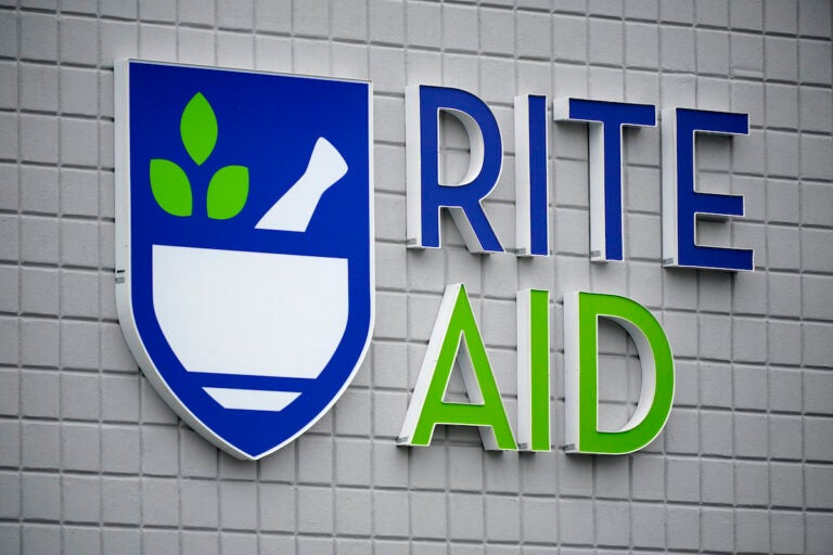 File photo: A Rite Aid sign is displayed on the facade of a store in Pittsburgh, Jan. 23, 2023.