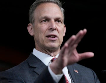 File photo: Rep. Scott Perry, R-Pa., chair of the House Freedom Caucus, speaks during a news conference on Capitol Hill in Washington, July 14, 2023.