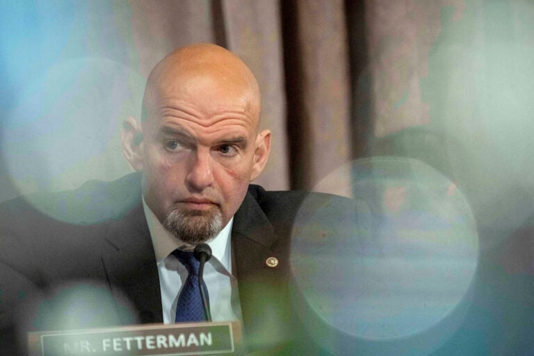 File photo: Sen. John Fetterman, D-Pa., listens during a confirmation hearing of Jared Bernstein to be the chair of the White House Council of Economic Advisers, on Capitol Hill, Tuesday, April 18, 2023, in Washington. The first-term Pennsylvania Democrat held a deeply personal and introspective interview with NBC’s “Meet the Press” that aired Sunday, Dec. 31. (AP Photo/Alex Brandon, File)