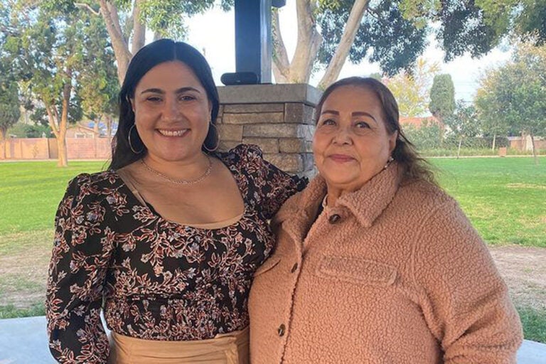 Cynthia Hernandez (left) would help her mother, María de la Paz Hernandez (right), translate and understand important health information. (Courtesy of Cynthia Hernandez)
