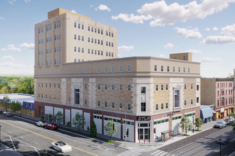 A rendering of the exterior of Vernon Lofts in Germantown. (Courtesy of Odin Properties)