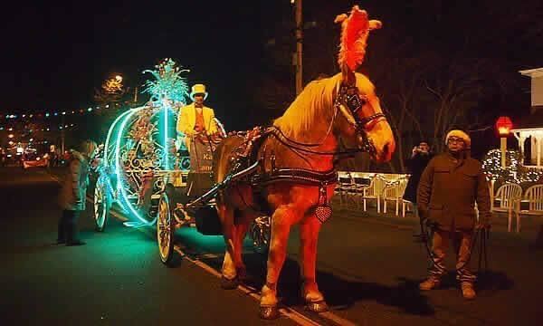 A horse-drawn carriage tour.