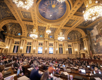 Pennsylvania lawmakers gathered in the Capitol