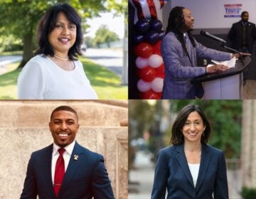 From top left, new Philly City Councilmembers Nina Ahmad, Jeffrey Young, Nicolas O'Rourke, and Rue Landau.