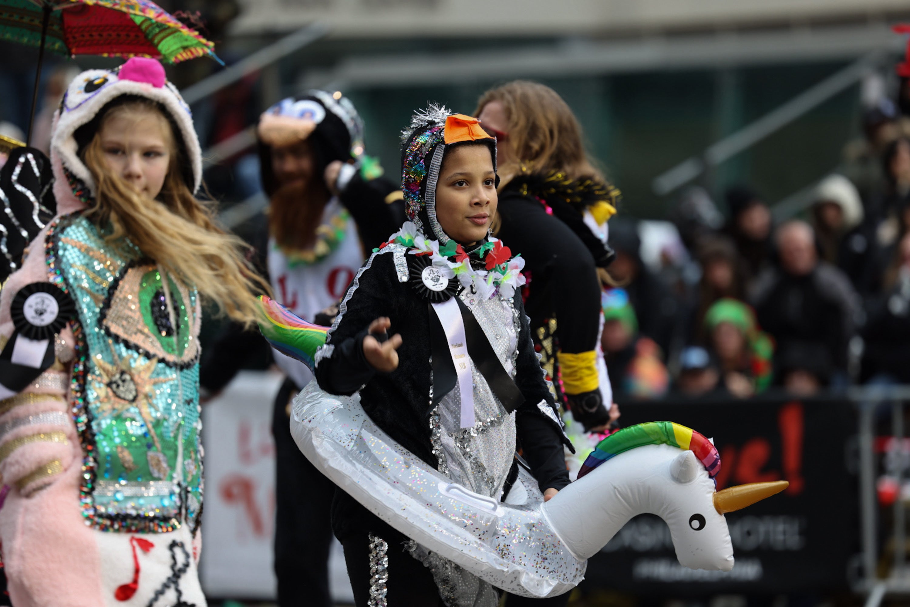 Uptown earns 6th place in Mummers Parade for Wonka-themed