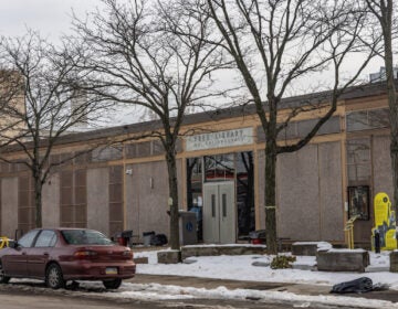 The Cecil B. Moore Library in Philadelphia’s Sharswood neighborhood. (Kimberly Paynter/WHYY)