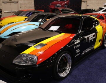 Generations of customized Toyota Supras can be found in the Custom Alley of the Philadelphia Auto Show.