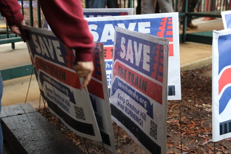 The ''Save The Train'' Campaign focuses on ensuring service for the Chestnut Hill West Regional Rail line isn't cut if SEPTA cannot secure additional funds ahead of the potential $240 million shortfall.