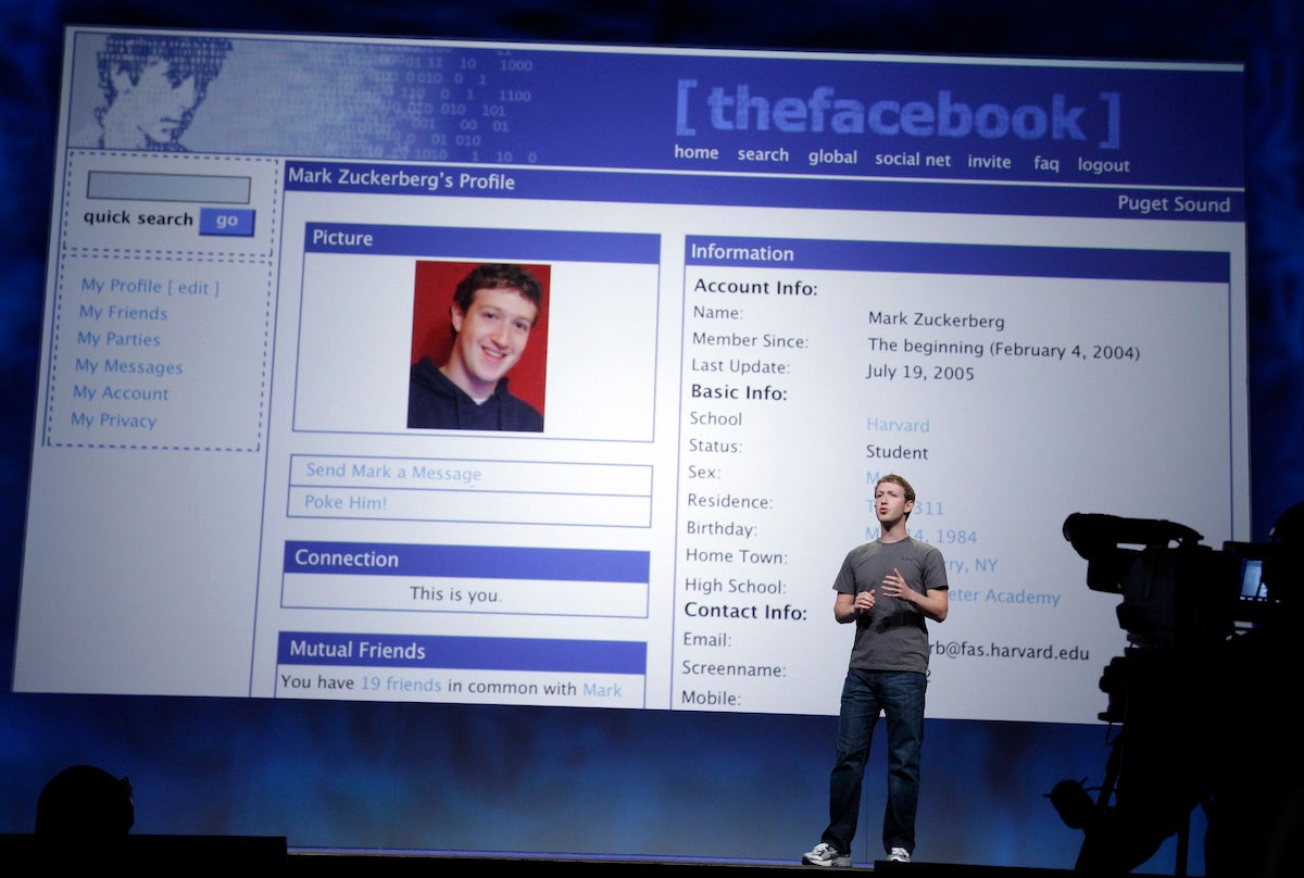 Facebook, a secret government program, and an odd coincidence