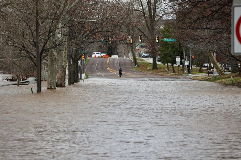 Kelly Drive flooded.