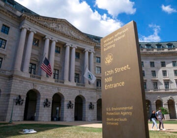 The exterior of the building which houses the offices of the U.S. Environmental Protection Agency