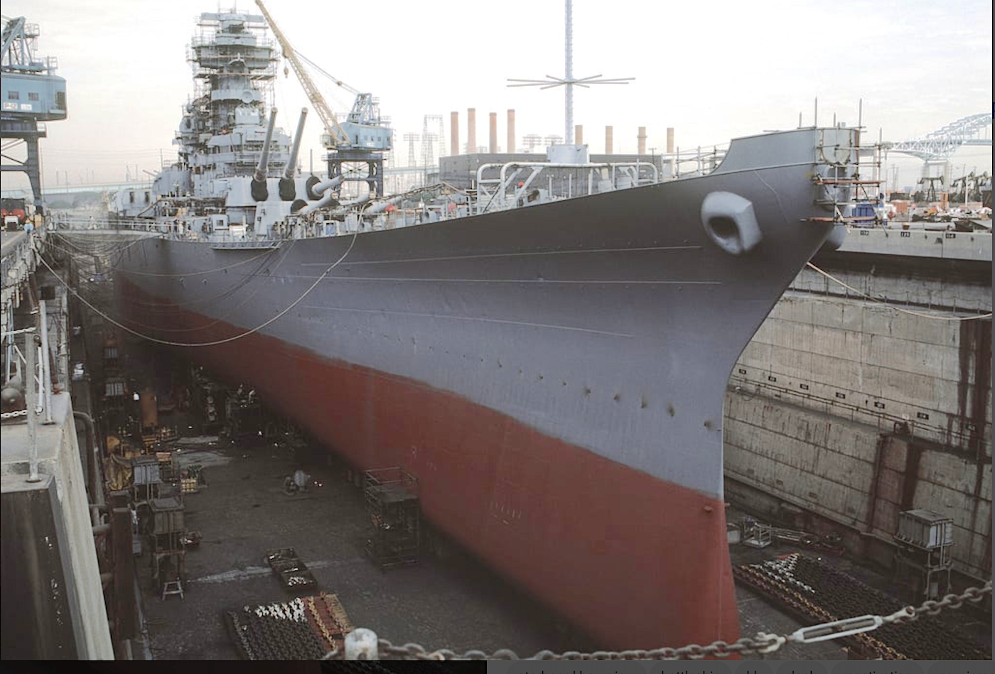 Battleship New Jersey going in for repairs, but it’s still short of cash to complete the work