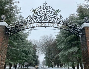 The gate outside the New Jersey Training School