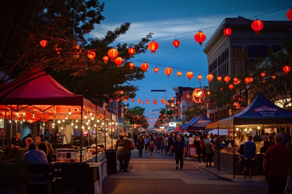 A design of night market