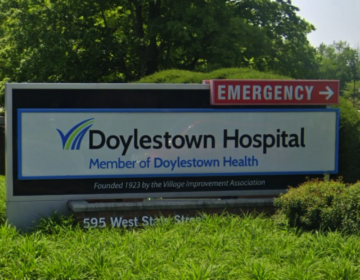 Sign for Doylestown Hospital