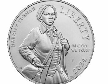 A coin with an image of Harriet Tubman