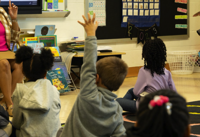 kids in a classroom