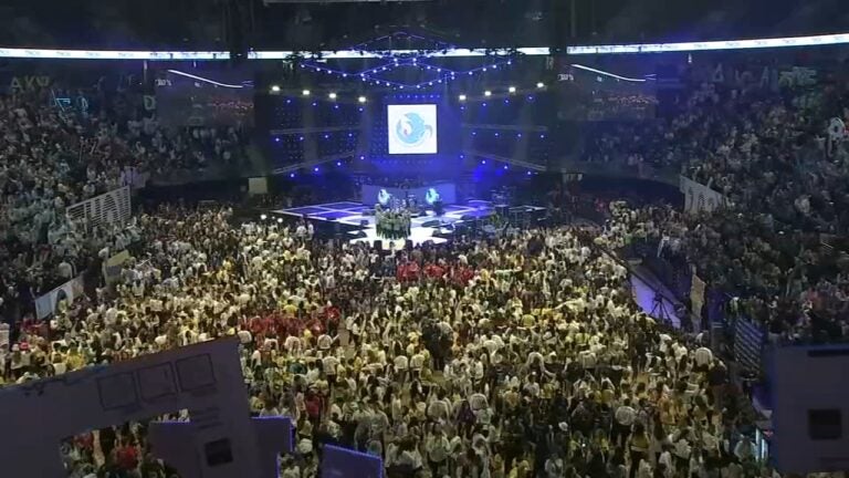 A scene from 2024's THON dance marathon.