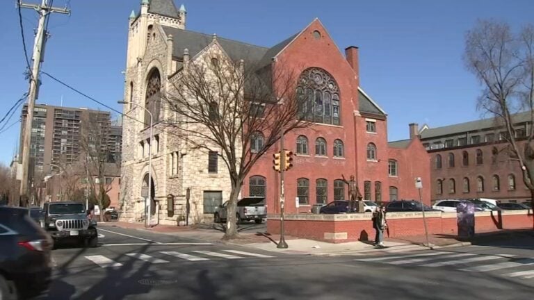 Cleanup is underway at Mother Bethel African Methodist Episcopal Church after rocks were thrown through first-floor windows early Monday morning.