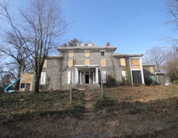 Exterior of the Gibraltar mansion