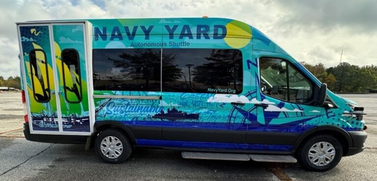 Philadelphia Navy Yard autonomous shuttle service starts - WHYY