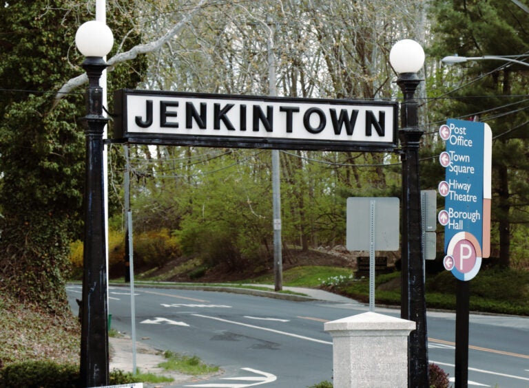 A sign for Jenkintown Borough