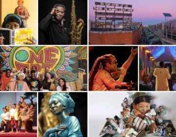 A collage of Philly arts organizations
